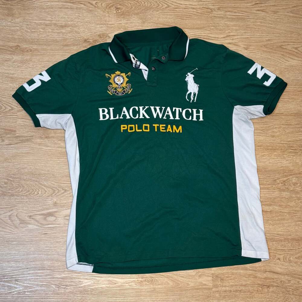 Polo Ralph Lauren Blackwatch Polo Team Shirt Men’s Green XL